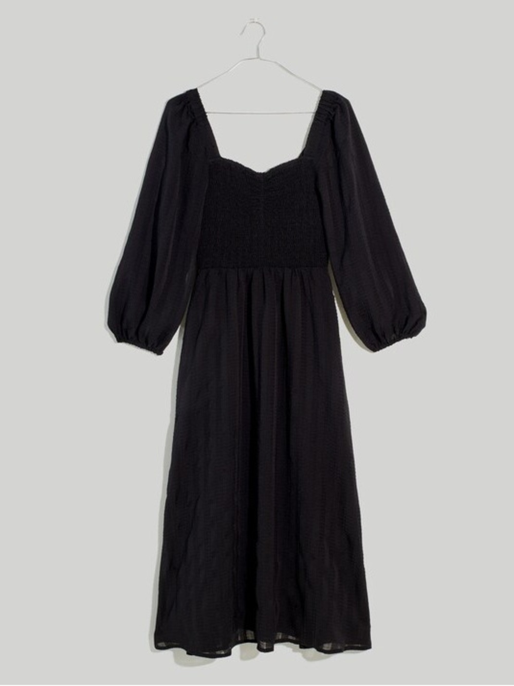 Madewell Black Sweetheart Midi Dress size 3x